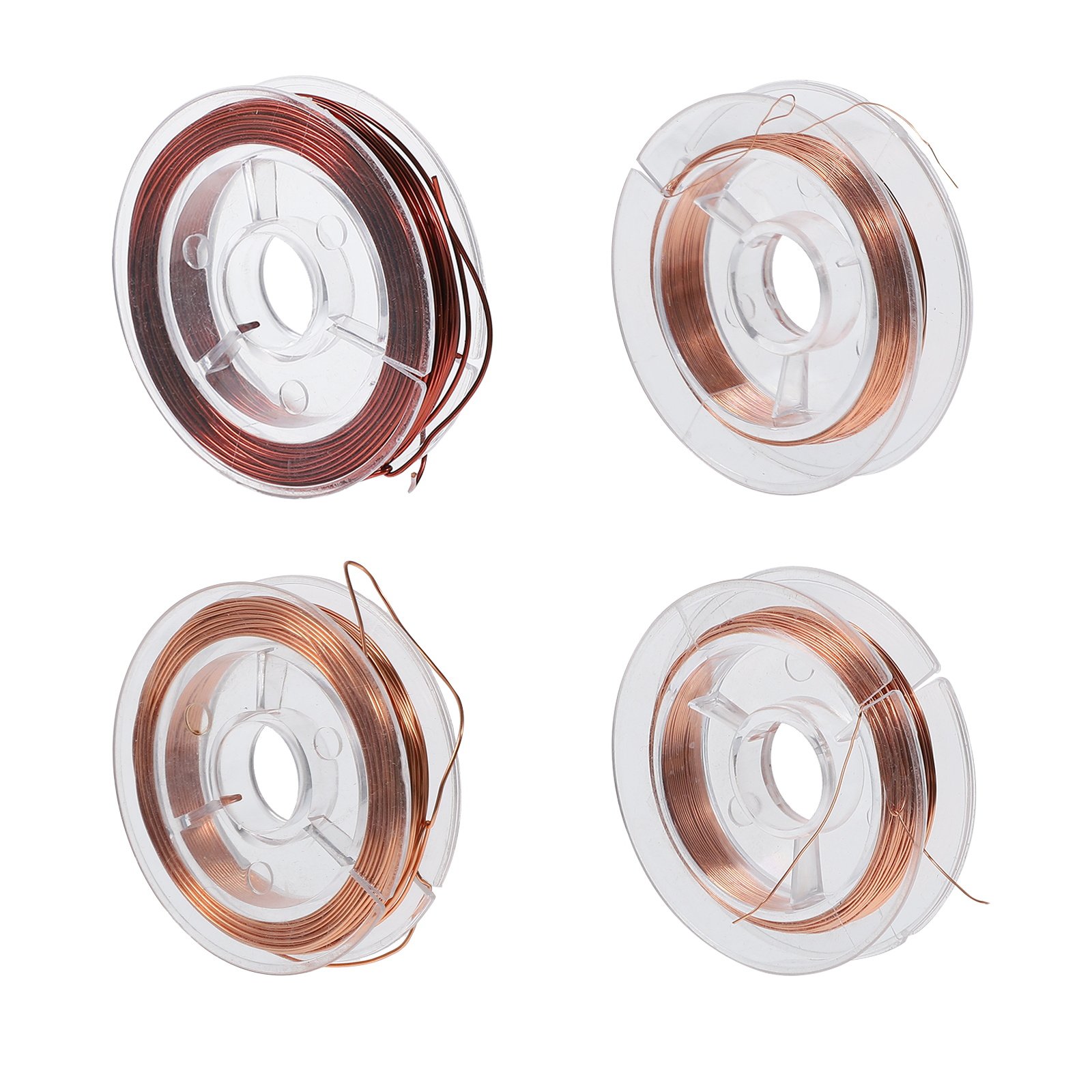 Copper Wire Roll - 4 rollos de alambre de cobre
