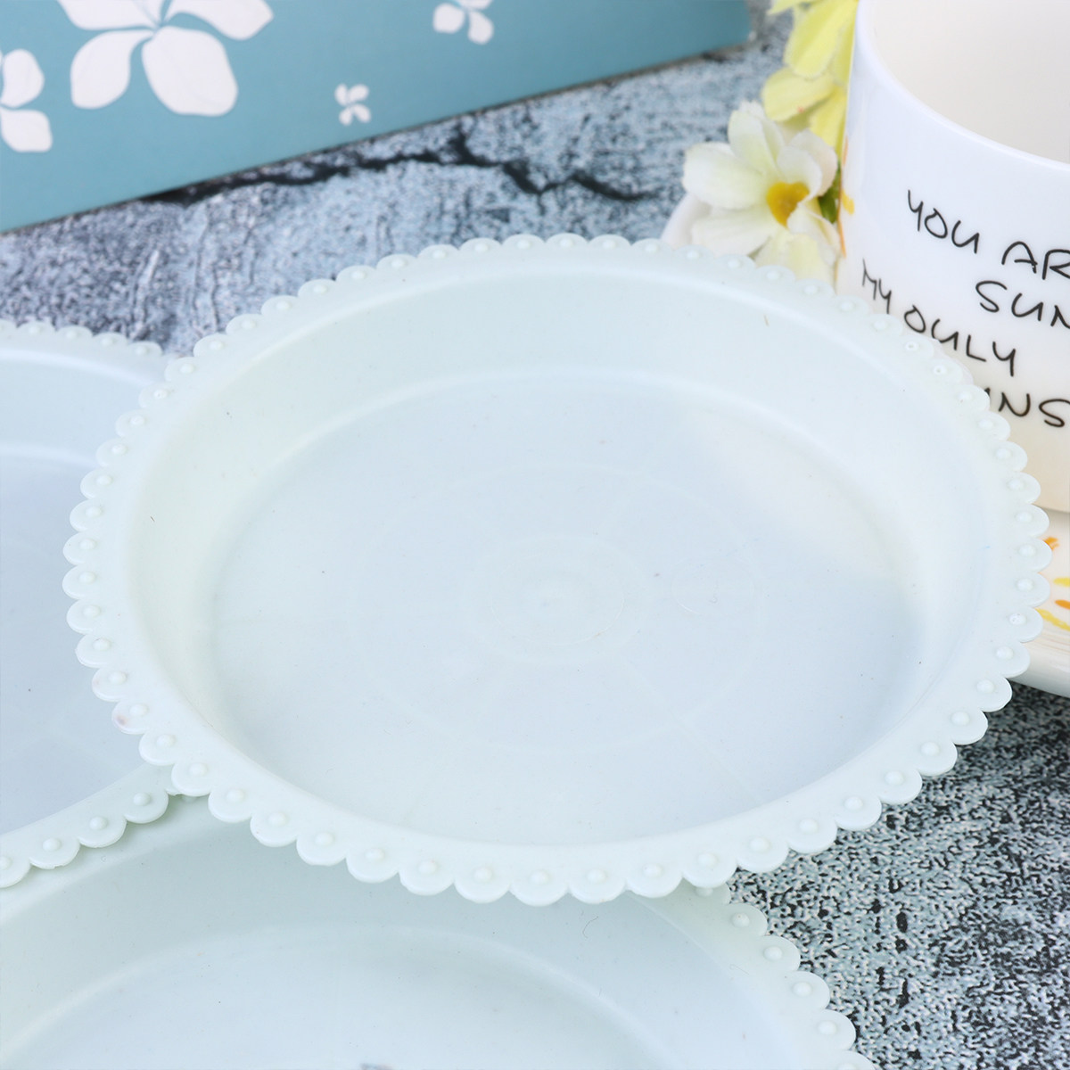 Drip Tray Saucer - 20 piezas de bandejas redondas para