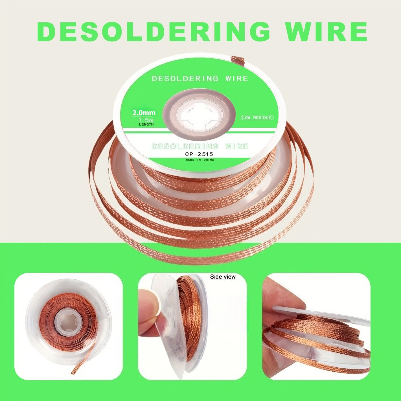Malla desoldadora sin residuos - Copper Wire Roll reseña y precio
