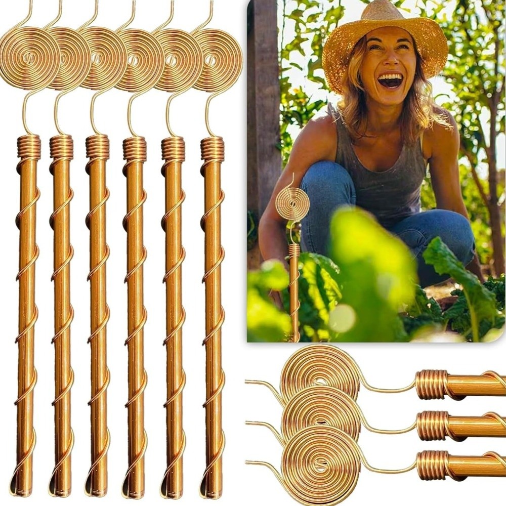 Estacas Espirales para Plantas - Copper Wire Roll reseña y precio